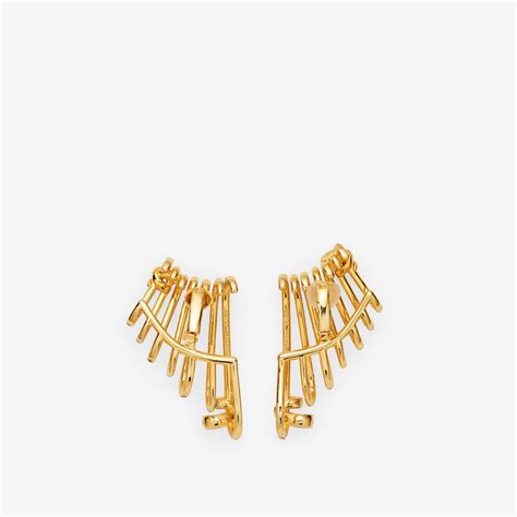 fendi gold f letter tray|Fendi Filo earcuff .